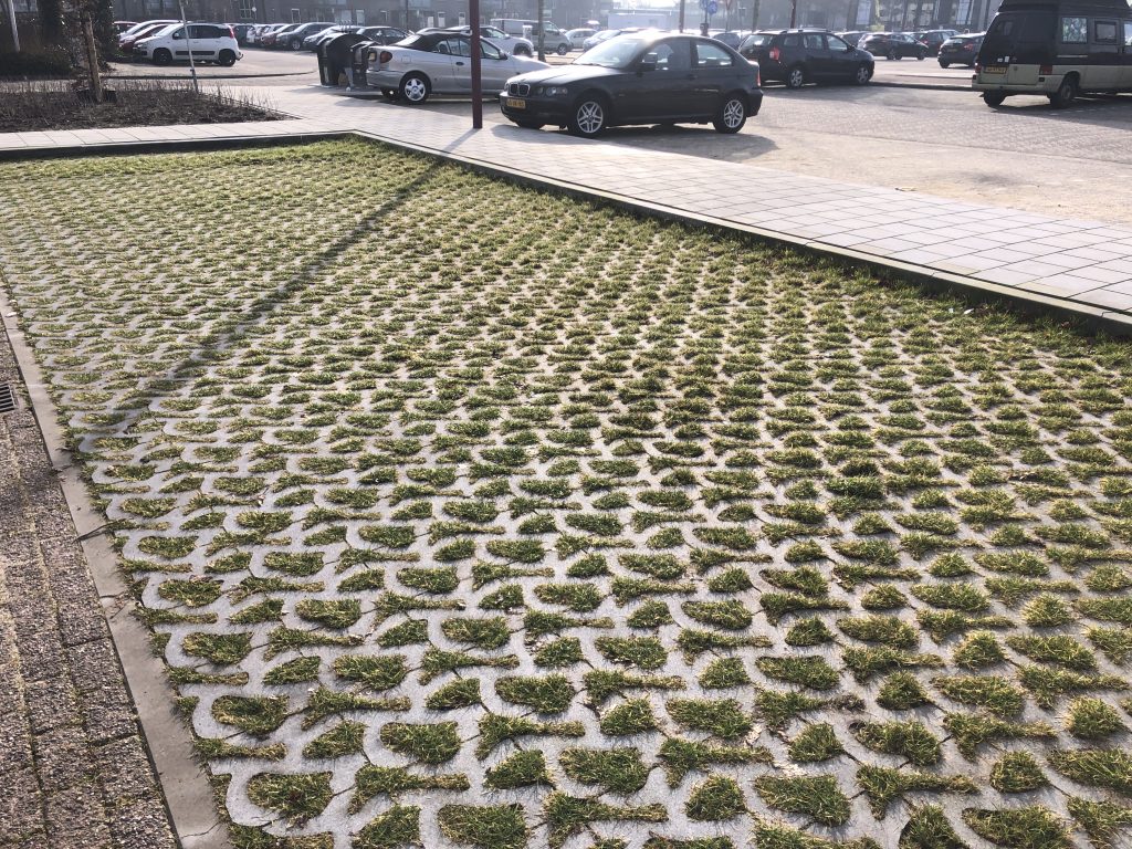 groene parkeervakken Nieuwegein Park Positive