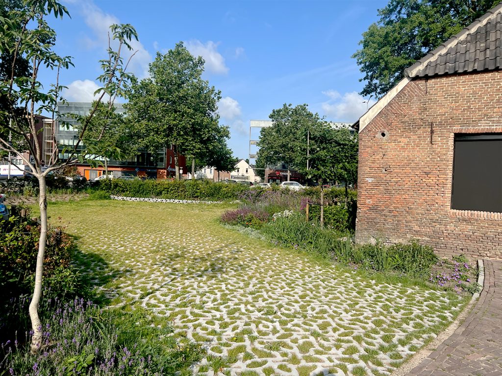 Park Positive groene parkeerplaats Flood Eindhoven