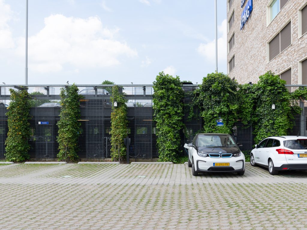 groen parkeren Rabobank Enschede