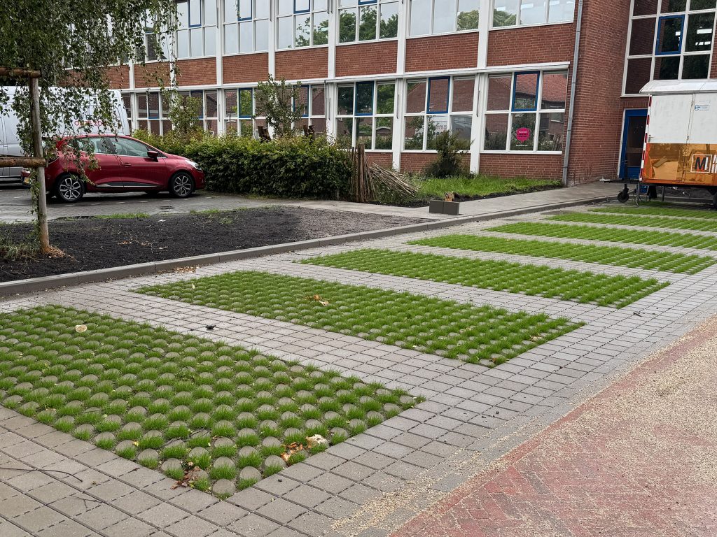 groen parkeren in Almelo