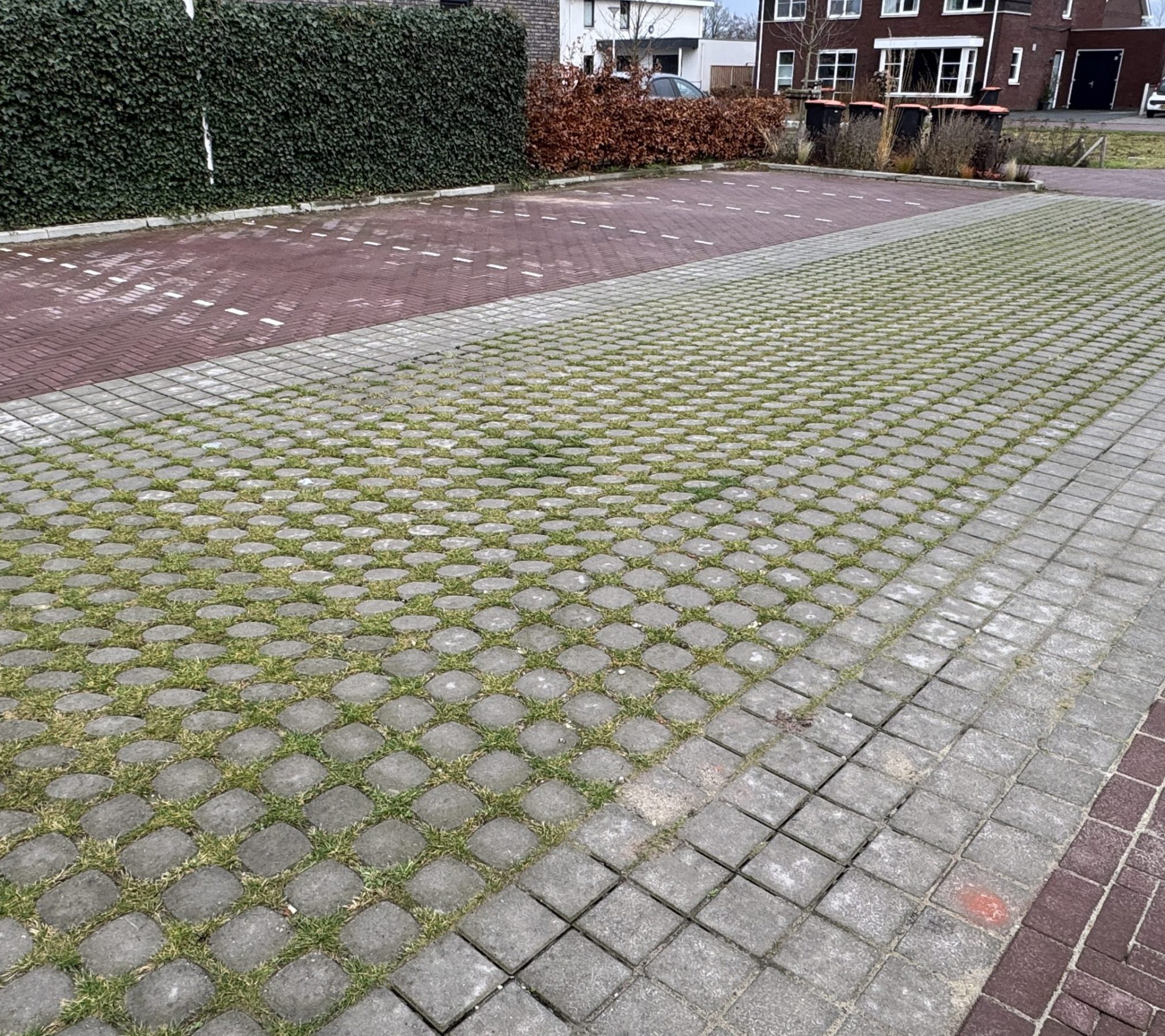 Groen parkeren Ommen winterseizoen